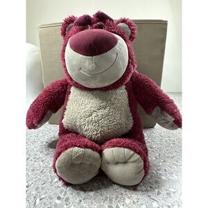 Disney Store Pixar Toy Story Lotso Bear Strawberry‎ Smell Plush BIG 16" Tall
